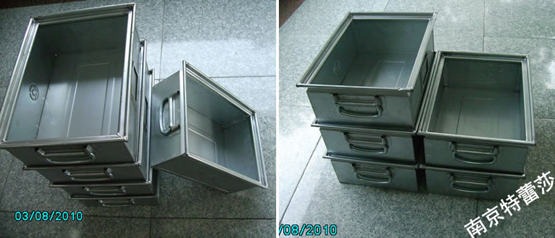 金屬周轉(zhuǎn)箱堆碼效果 金屬周轉(zhuǎn)箱堆碼效果